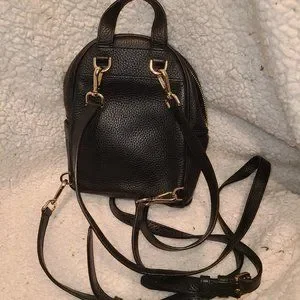 Michael Kors Abbey Mini Backpack Bag Studded Pebbled Leather (Black) s_wp_620ddeacac9702e0c97b93d3.webp main image 4